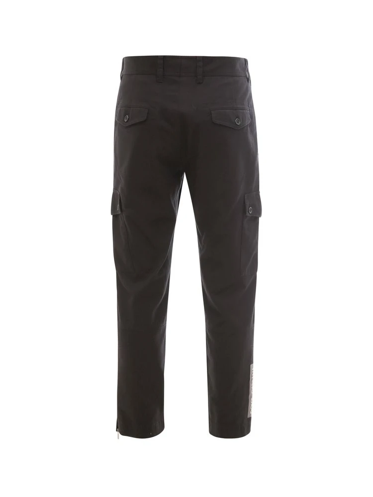 ( New Season ) Dolce & Gabbana Buckle Detailed Cargo Pants - Black 2 ( New Season ) Dolce & Gabbana Buckle Detailed Cargo Pants - Black - Image 2