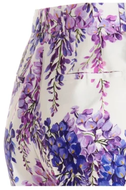 ( New Season ) Dolce & Gabbana Wisteria-Printed Mikado Pants - Purple 7 ( New Season ) Dolce & Gabbana Wisteria-Printed Mikado Pants - Purple -Cheap Vestureo Store ab3be55c4ab4ff88dfaa530341134e77