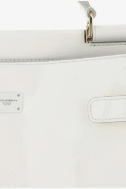 ( New Season ) Dolce & Gabbana Sicily 62 Soft Tote Bag - White -Cheap Vestureo Store ac33b217168420c1b9a1abc1dff774cf