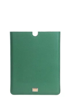 Dolce & Gabbana Logo Plaque IPad Case - Green
