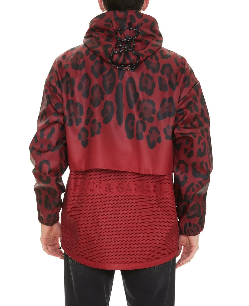 ( New Season ) Dolce & Gabbana Leopard Printed Hooded Parka - Multi 2 ( New Season ) Dolce & Gabbana Leopard Printed Hooded Parka - Multi - Image 2