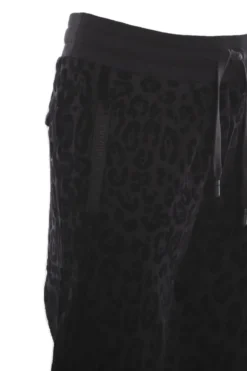 Dolce & Gabbana Animal Print Drawstring Pants - Black -Cheap Vestureo Store aca05ceb5991f08957492f41660e532d