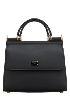 Cheap Vestureo Store 35 Dolce & Gabbana Small Sicily 58 Tote Bag - Black