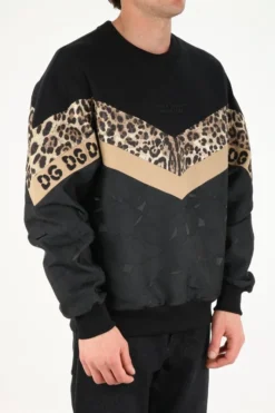 Dolce & Gabbana Chevron Panelled Sweatshirt - Multi -Cheap Vestureo Store ad6159835f261796b5658015d9076654