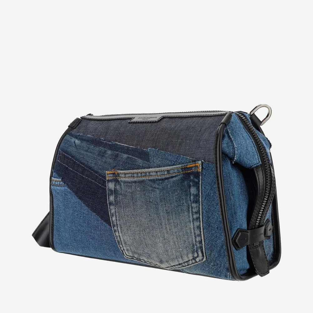 Dolce & Gabbana Edge Patchwork Denim Crossbody Bag - Blue 3 Dolce & Gabbana Edge Patchwork Denim Crossbody Bag - Blue - Image 3