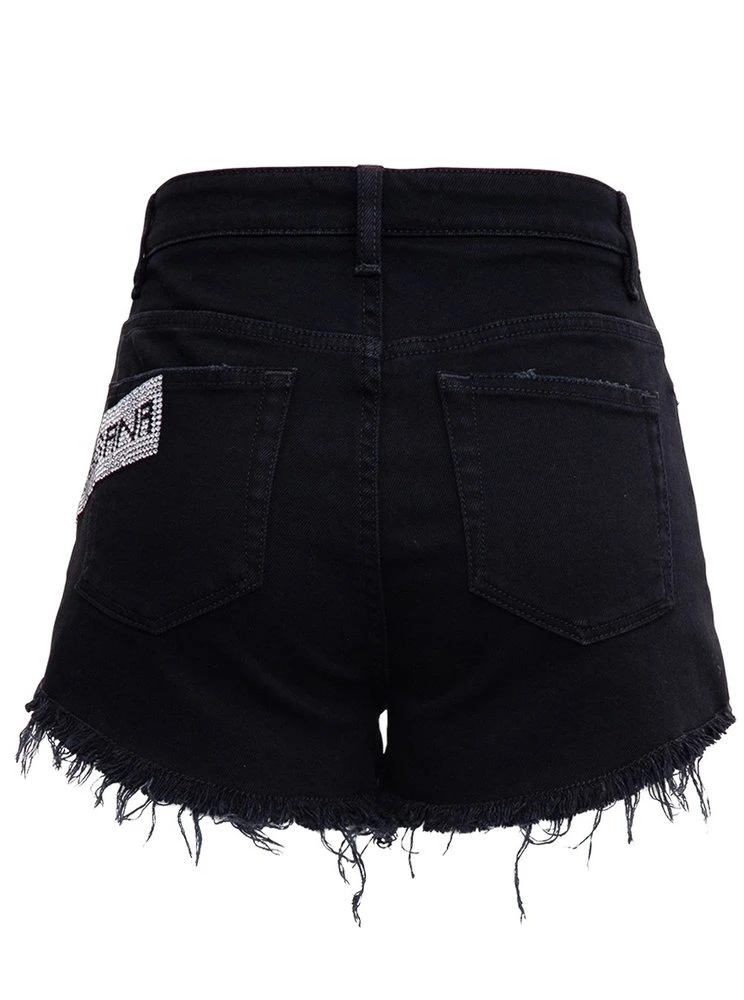 Dolce & Gabbana Embellished Logo Skirt - Black 2 Dolce & Gabbana Embellished Logo Skirt - Black - Image 2