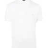 Dolce & Gabbana Logo Plaque Polo Shirt - White