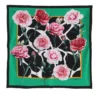 ( New Season ) Dolce & Gabbana Side Striped Floral Printed Scarf - Multi