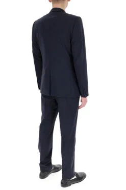 ( New Season ) Dolce & Gabbana Single-Breasted Two-Piece Suit - Navy -Cheap Vestureo Store b14c9e738f90ba40f12a295c513afa01