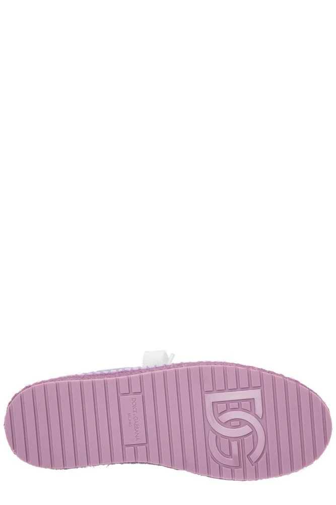 ( New Season ) Dolce & Gabbana Floral Printed Lace-Up Sneakers - Multi 4 ( New Season ) Dolce & Gabbana Floral Printed Lace-Up Sneakers - Multi - Image 4