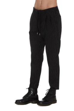 Dolce & Gabbana Pinstripe Drawstring Trousers - Black -Cheap Vestureo Store b1f7ede4adfdb54275219888adb2ac9c