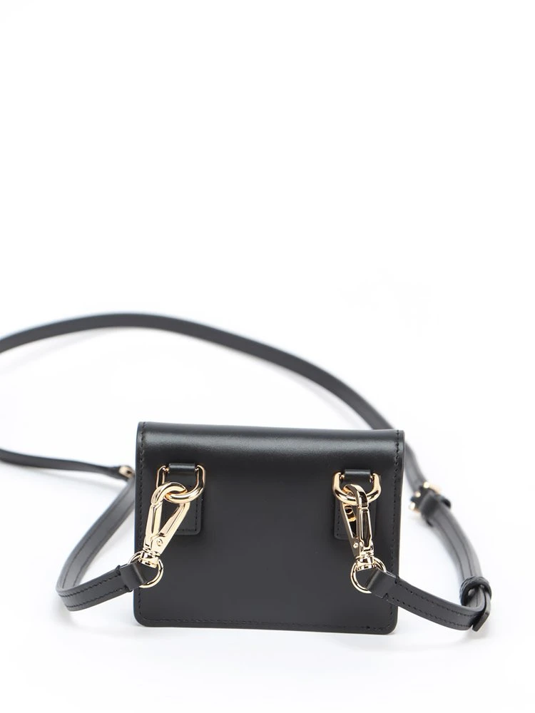 ( New Season ) Dolce & Gabbana DG Logo Plaque Mini Crossbody Bag - Black 2 ( New Season ) Dolce & Gabbana DG Logo Plaque Mini Crossbody Bag - Black - Image 2