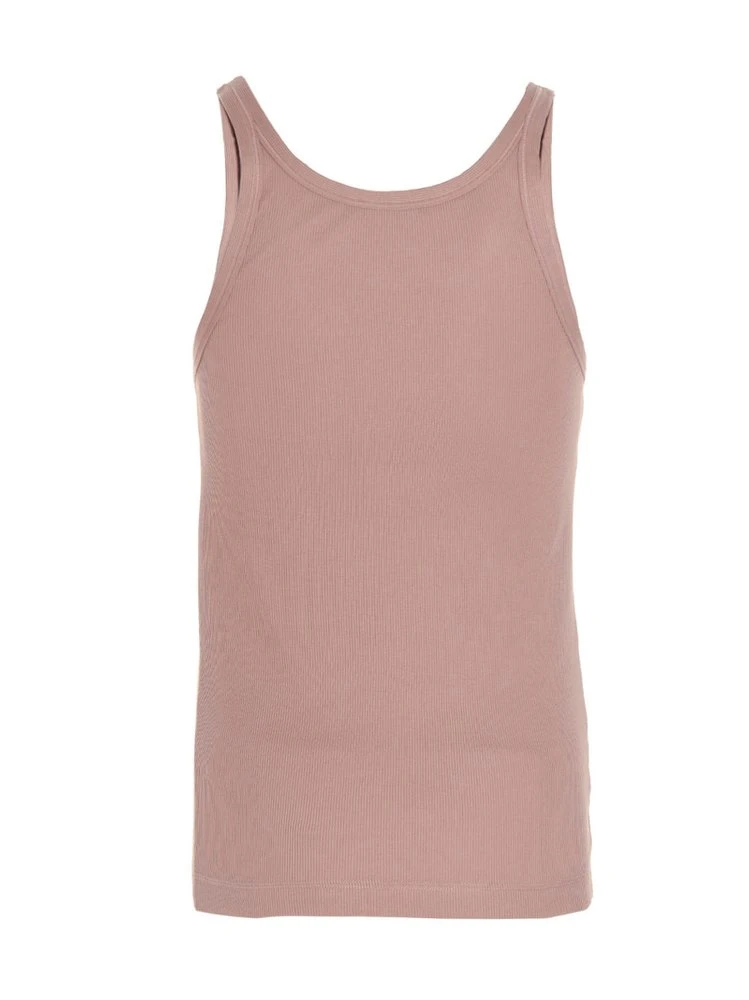 ( New Season ) Dolce & Gabbana Ribbed Knit Sleeveless Vest - Pink 2 ( New Season ) Dolce & Gabbana Ribbed Knit Sleeveless Vest - Pink - Image 2