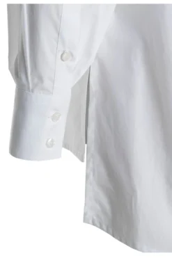 ( New Season ) Dolce & Gabbana Logo Detailed Oversized Shirt - White -Cheap Vestureo Store b27355af3d917ebbeea775d530aa8d59