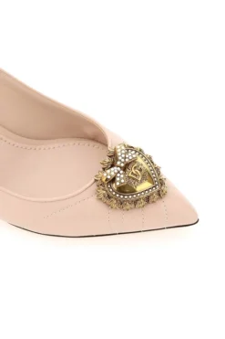 ( New Season ) Dolce & Gabbana Devotion Pointed Toe Pumps - Pink -Cheap Vestureo Store b3127658fb5bf992c30d6b137a769a17