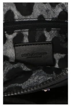 Dolce & Gabbana Logo Plaque Strap Pouch - Black -Cheap Vestureo Store b319fc58765a9da45cf187d781f345c0