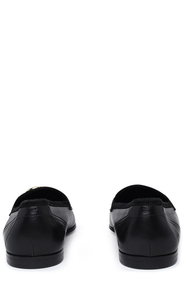 ( New Season ) Dolce & Gabbana Ariosto Plaque Loafers - Black 4 ( New Season ) Dolce & Gabbana Ariosto Plaque Loafers - Black - Image 4