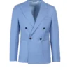 ( New Season ) Dolce & Gabbana Double Breasted Tailored Blazer - Blue