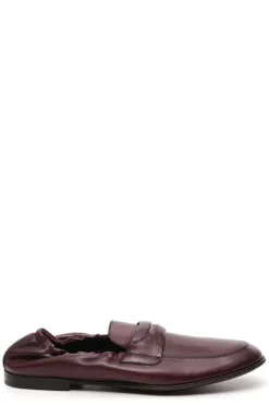 Dolce & Gabbana Elasticated Penny Loafers - Brown