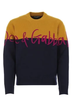 Dolce & Gabbana Logo Knitted Jumper - Multi