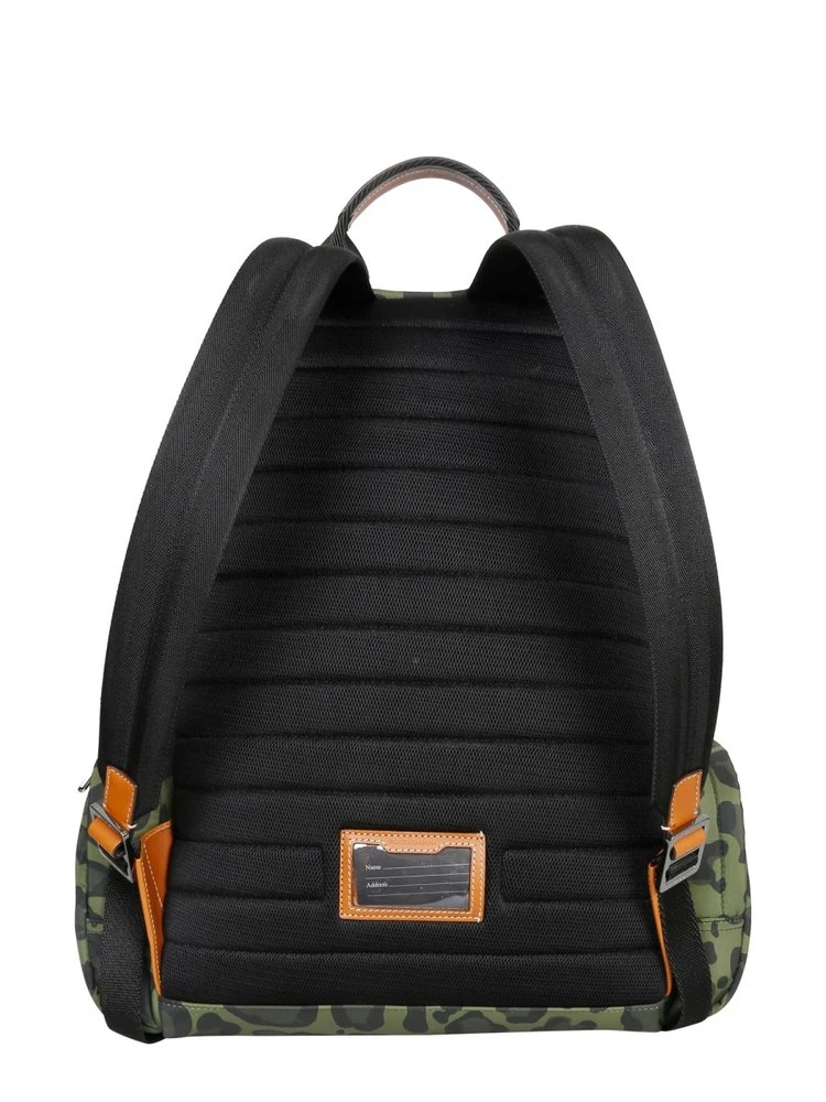 Dolce & Gabbana Logo Patch Leopard Printed Backpack - Multi 2 Dolce & Gabbana Logo Patch Leopard Printed Backpack - Multi - Image 2