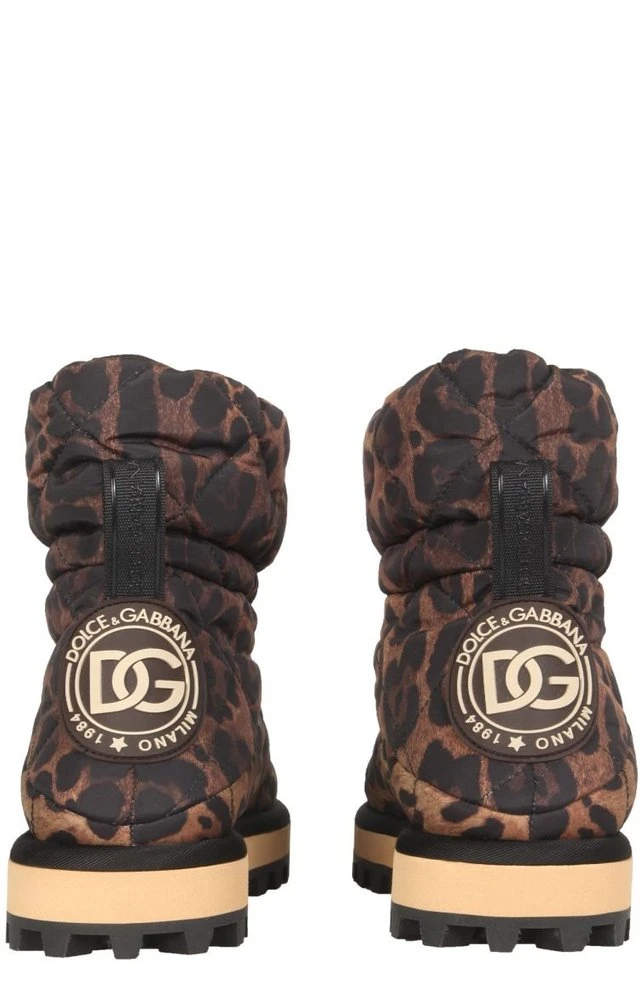 Dolce & Gabbana Leopard Printed Boots - Multi 3 Dolce & Gabbana Leopard Printed Boots - Multi - Image 3