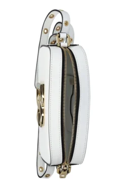 ( New Season ) Dolce & Gabbana 3.5 Logo Plaque Crossbody Bag - White -Cheap Vestureo Store b55a30403b54344ebc942765ee31bd95