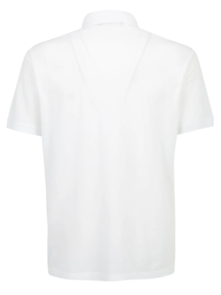 ( New Season ) Dolce & Gabbana Logo Patch Polo Shirt - White 2 ( New Season ) Dolce & Gabbana Logo Patch Polo Shirt - White - Image 2