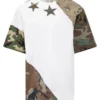 ( New Season ) Dolce & Gabbana DG Logo Camouflage Patchwork T-Shirt - Multi