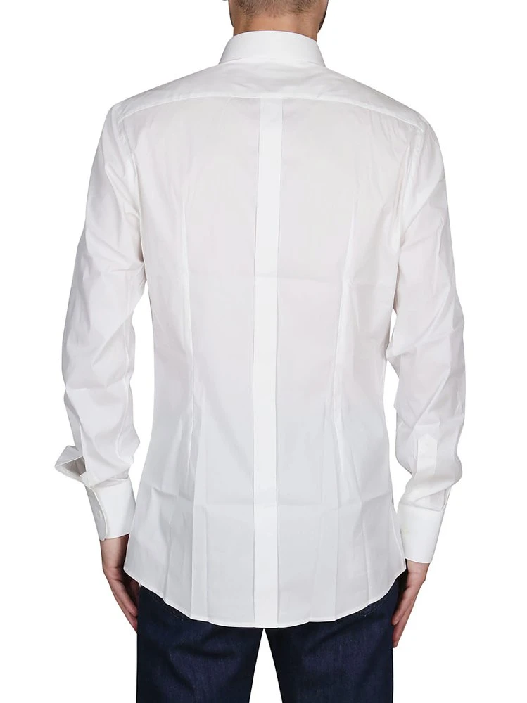 ( New Season ) Dolce & Gabbana Classic Tailored Shirt - White 4 ( New Season ) Dolce & Gabbana Classic Tailored Shirt - White - Image 4