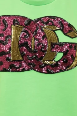 ( New Season ) Dolce & Gabbana Logo Embellished T-Shirt - Green 5 ( New Season ) Dolce & Gabbana Logo Embellished T-Shirt - Green -Cheap Vestureo Store b6885484298b4d7b1e30a947a22dac4b