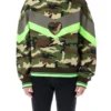 ( New Season ) Dolce & Gabbana Logo Plaque Camouflage Sweatshirt - Green
