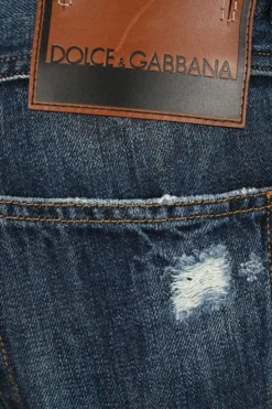 Dolce & Gabbana Ripped Cropped Jeans - Blue 5 Dolce & Gabbana Ripped Cropped Jeans - Blue -Cheap Vestureo Store b7191304799bf6742637c7a72fe5d9e7