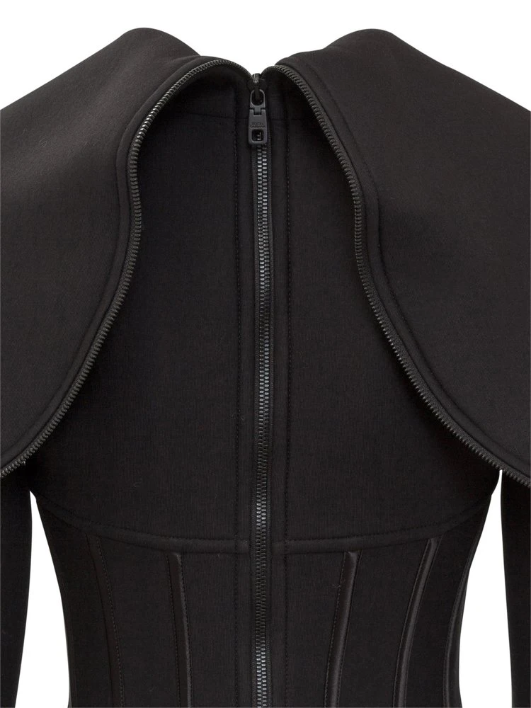 Dolce & Gabbana Corset Hooded Jacket - Black 7 Dolce & Gabbana Corset Hooded Jacket - Black - Image 7