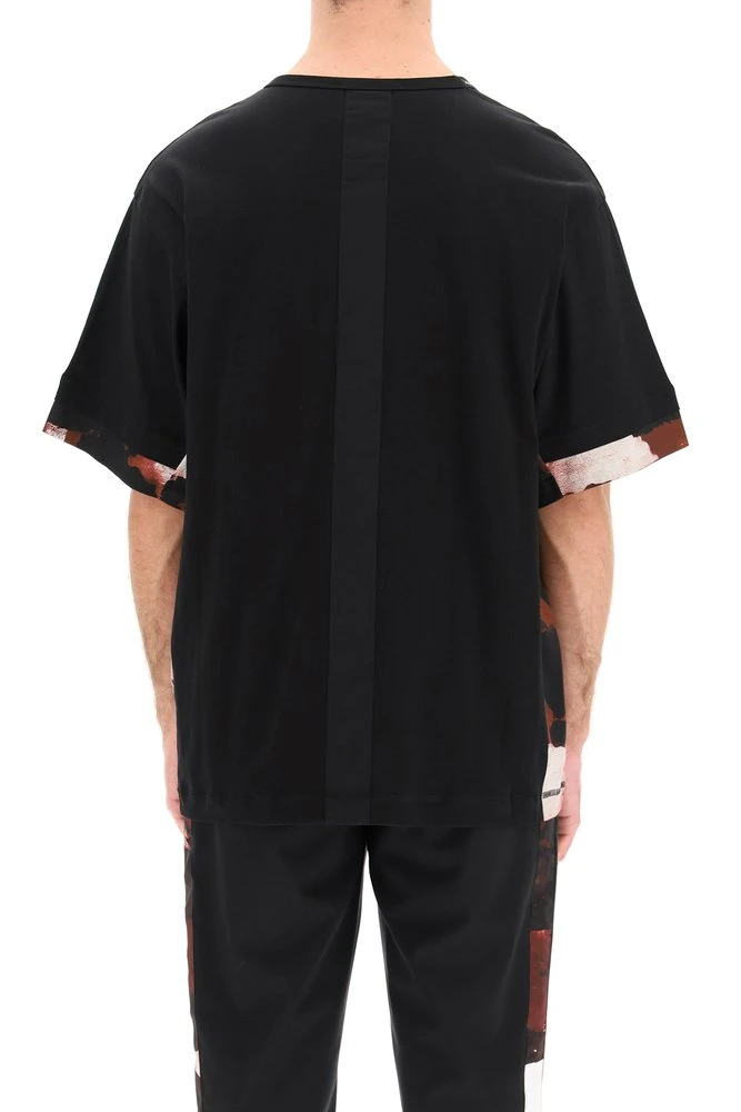 Dolce & Gabbana Camouflage Trim T-Shirt - Black 4 Dolce & Gabbana Camouflage Trim T-Shirt - Black - Image 4