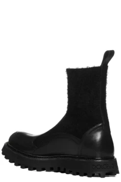 Dolce & Gabbana DG Logo Ankle Boots - Black -Cheap Vestureo Store b8859cfd75e3ee775b1dae8f500e7c4e