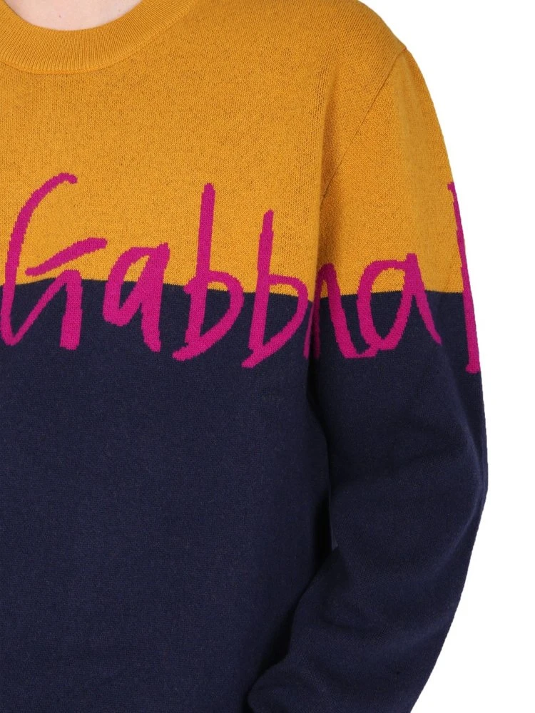 Dolce & Gabbana Logo Knitted Jumper - Multi 6 Dolce & Gabbana Logo Knitted Jumper - Multi - Image 6