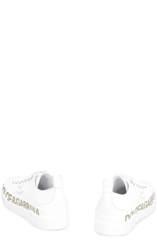 Dolce & Gabbana Logo Printed Sneakers - White 3 Dolce & Gabbana Logo Printed Sneakers - White - Image 3