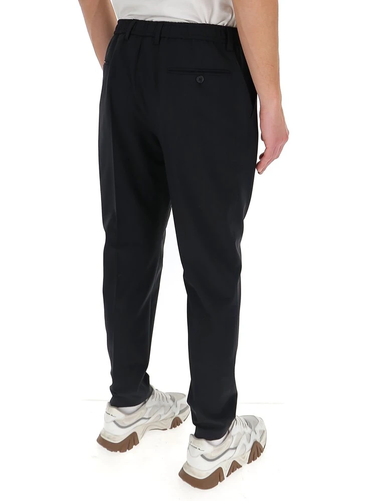 Dolce & Gabbana Tapered Tailored Pants - Black 4 Dolce & Gabbana Tapered Tailored Pants - Black - Image 4