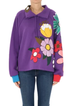 Dolce & Gabbana Floral Printed Jersey Hoodie - Multi