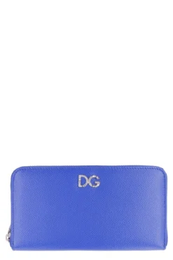 Dolce & Gabbana Zip Closure Wallet - Blue