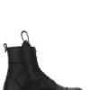 Dolce & Gabbana Logo Plaque Ankle Boots - Black