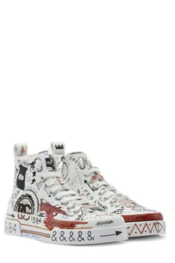 Dolce & Gabbana Portofino Light Graffiti High-Top Sneakers - Multi -Cheap Vestureo Store baaa873bcc115bab6e9fb9e33c5c2d10