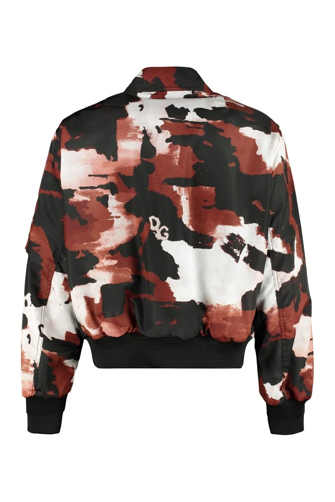 Dolce & Gabbana Camouflage Print Zipped Jacket - Multi 1 Dolce & Gabbana Camouflage Print Zipped Jacket - Multi