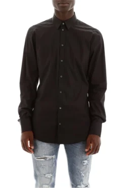 Dolce & Gabbana Classic Tailored Shirt - Black -Cheap Vestureo Store baee64a2d8253df82357e7b7b5971d77