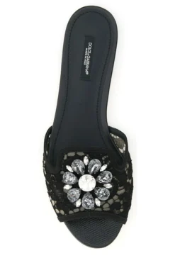 ( New Season ) Dolce & Gabbana Bianca Embellished Slip-On Sandals - Black 8 ( New Season ) Dolce & Gabbana Bianca Embellished Slip-On Sandals - Black -Cheap Vestureo Store bb9a3fb9769aaa8eff81105a47076014