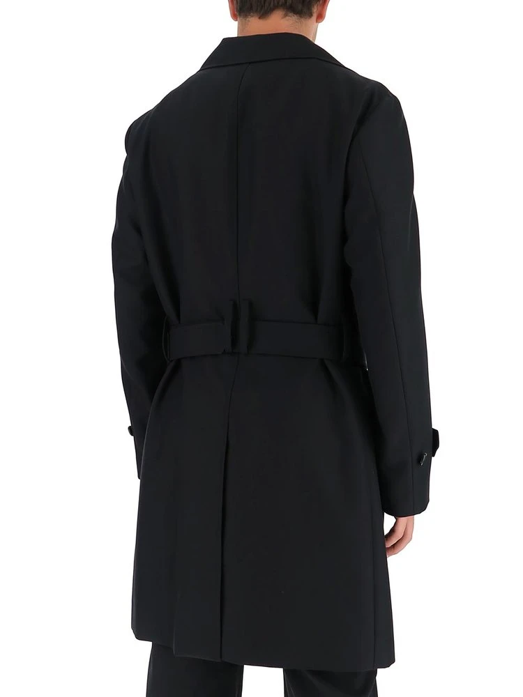 Dolce & Gabbana Midi Trench Coat - Black 2 Dolce & Gabbana Midi Trench Coat - Black - Image 2