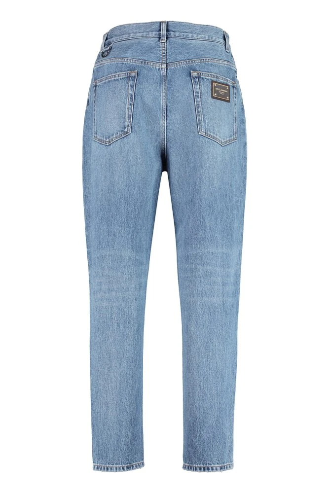 Dolce & Gabbana Straight-Leg Denim Jeans - Blue 2 Dolce & Gabbana Straight-Leg Denim Jeans - Blue - Image 2