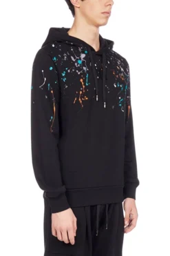Dolce & Gabbana Paint Splatter Hoodie - Black -Cheap Vestureo Store bce12a565f118449c3b2f781b7201f96