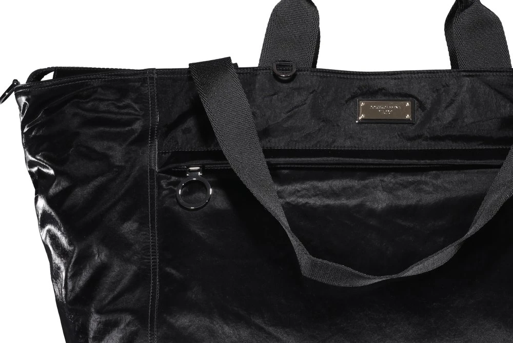 Dolce & Gabbana Logo Zipped Shopper Bag - Black 5 Dolce & Gabbana Logo Zipped Shopper Bag - Black - Image 5